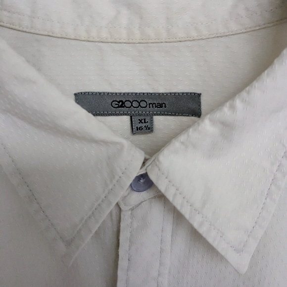 G2OOO man Button Down Short Sleeve Shirt - XL - Picture 2 of 4
